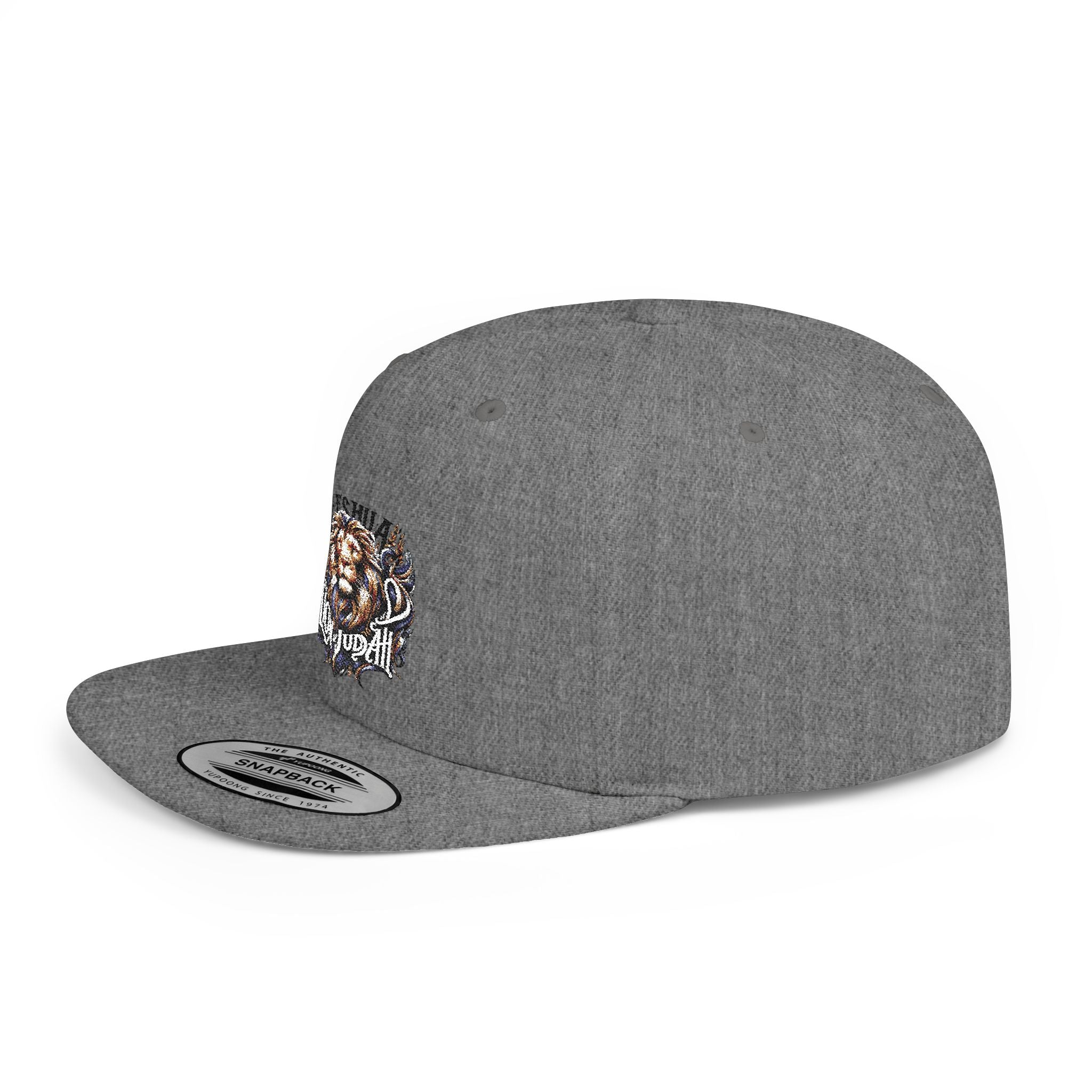 Yeshua Lion Graphic Snapback Hat — 'Loyalty' Flat Bill Cap