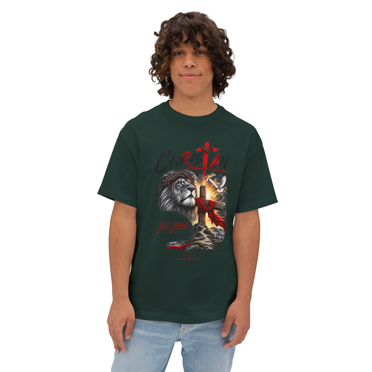 "Faith Cross Graphic Shirt" - Graphic T-Shirt