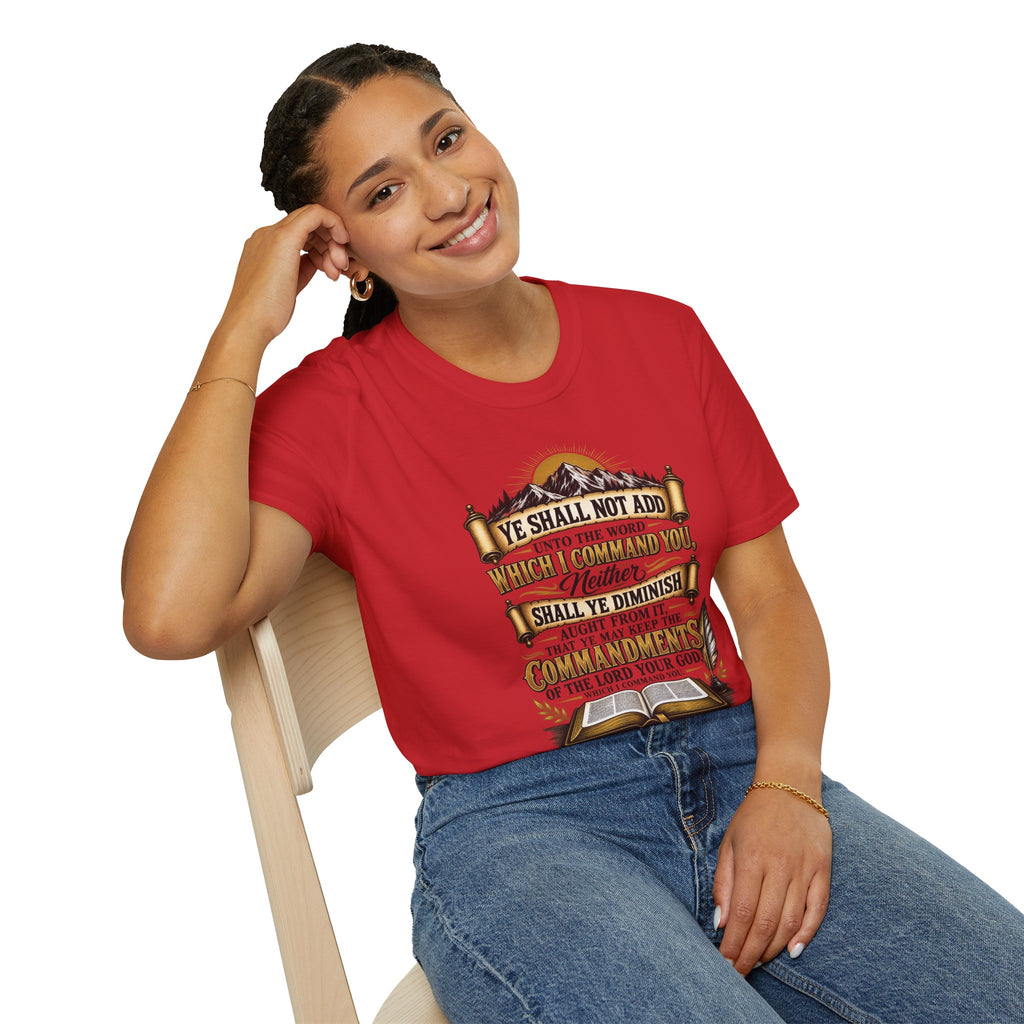 “Ye Shall Not Add Unto The Word…” - T-Shirt