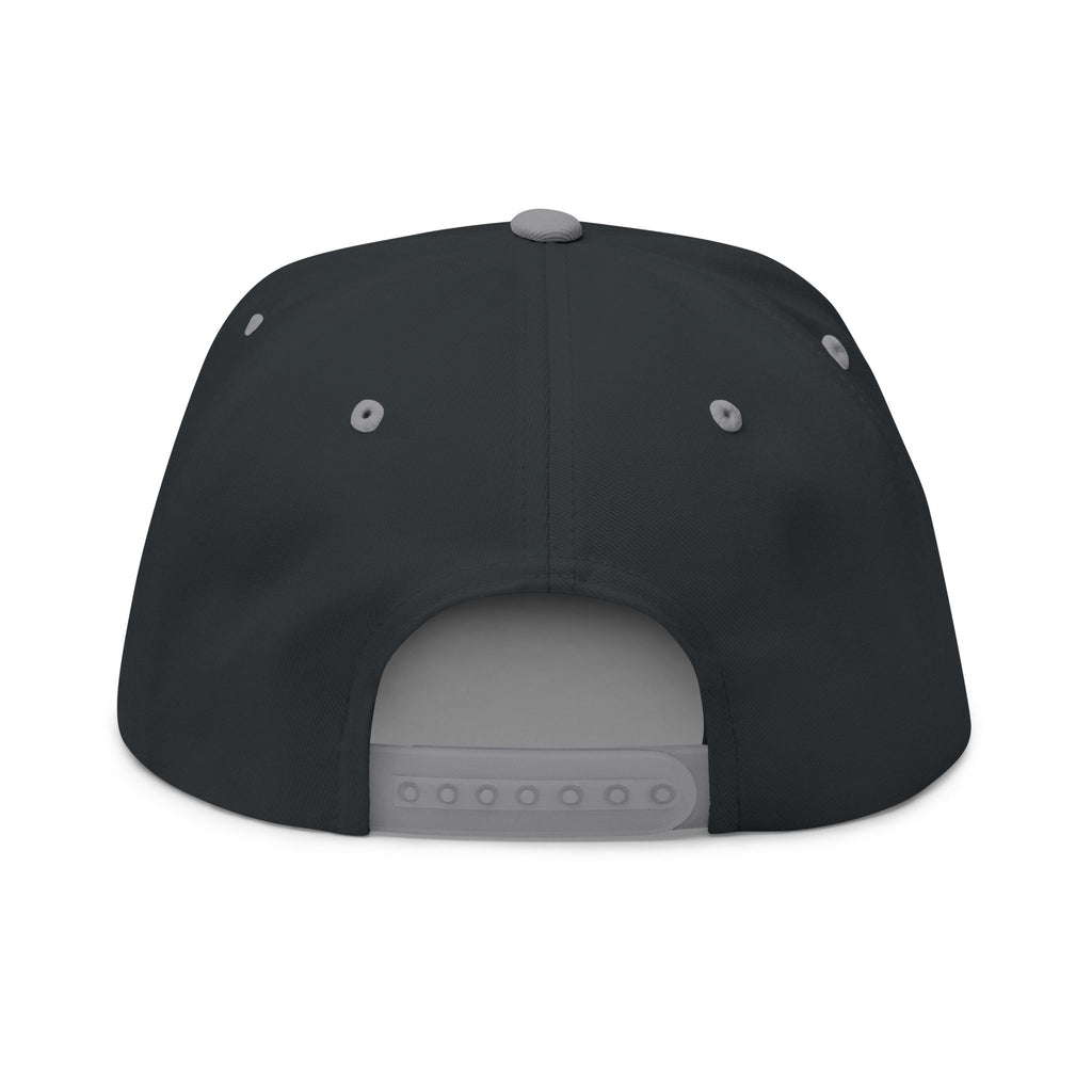 Embroidered 'Man of Faith' Flat Bill Cap — Rooted in Christ Snapback
