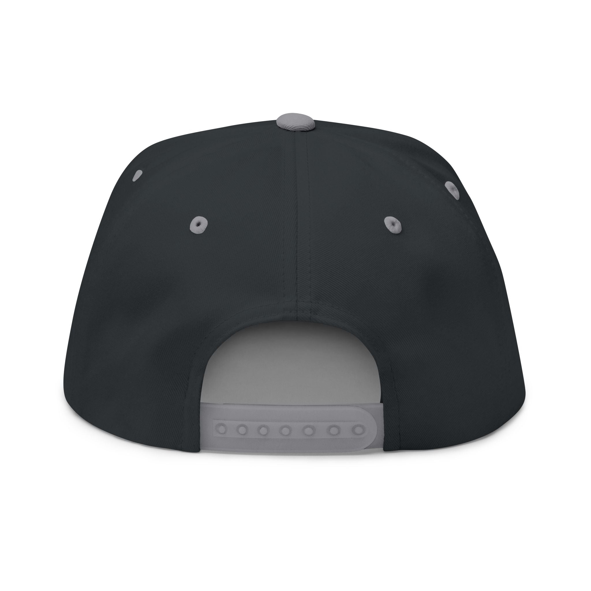 Embroidered 'Man of Faith' Flat Bill Cap — Rooted in Christ Snapback