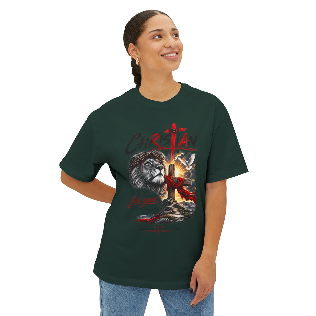 "Faith Cross Graphic Shirt" - Graphic T-Shirt