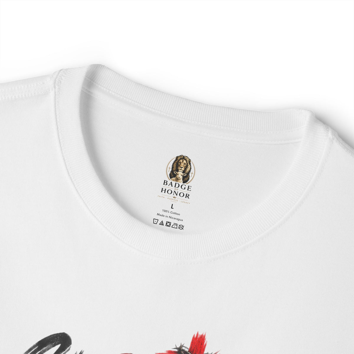 "Faith Cross Graphic Shirt" - Graphic T-Shirt