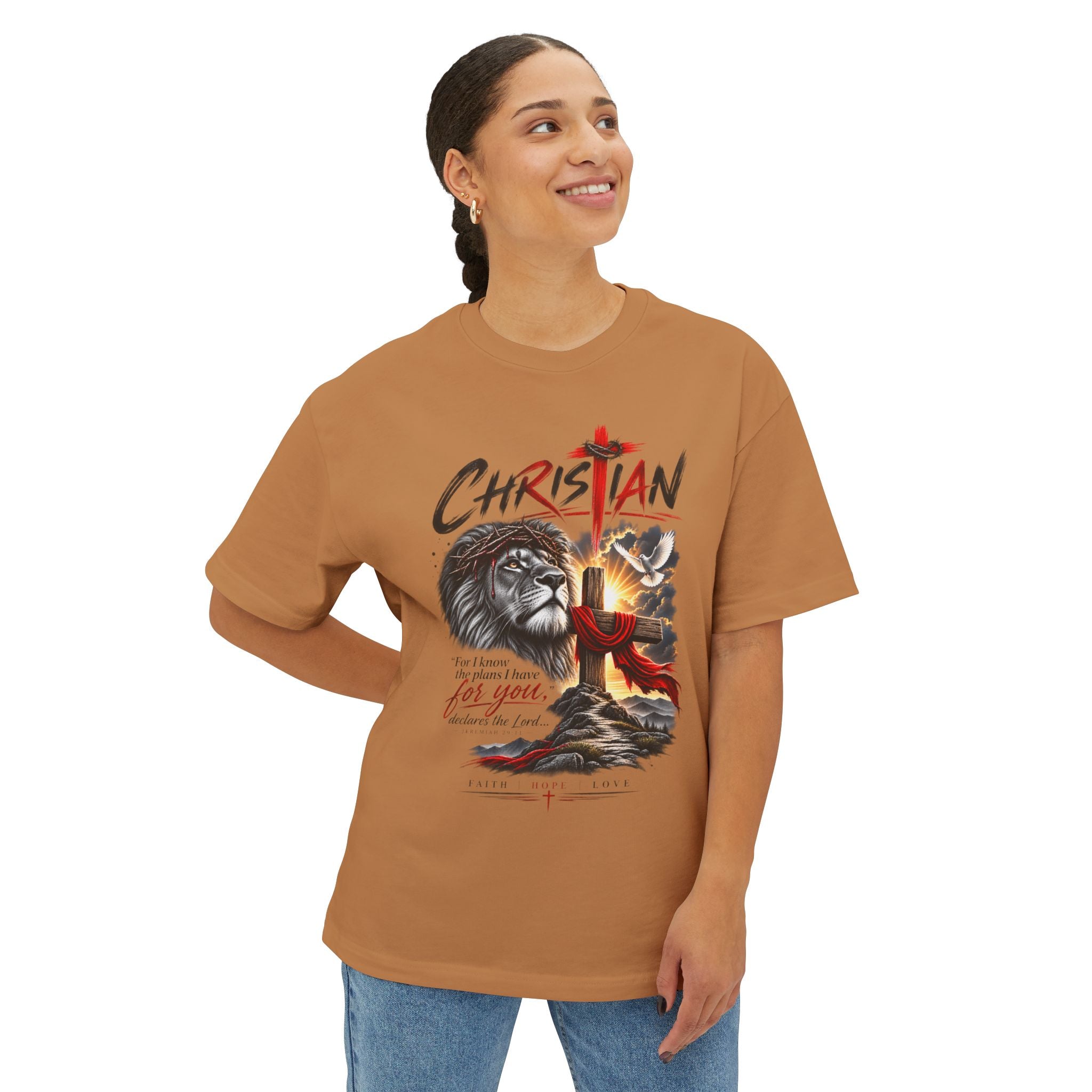 "Faith Cross Graphic Shirt" - Graphic T-Shirt