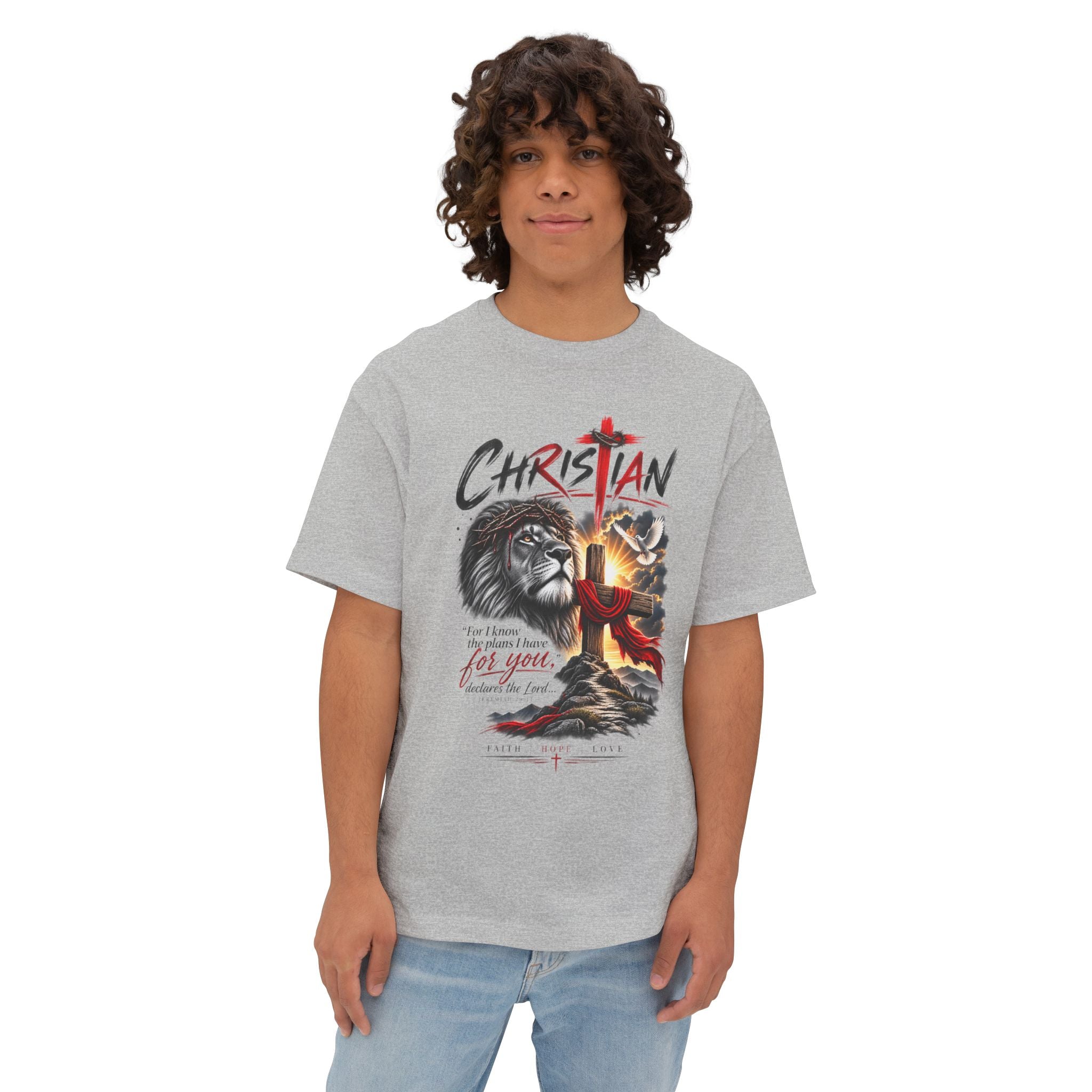 "Faith Cross Graphic Shirt" - Graphic T-Shirt