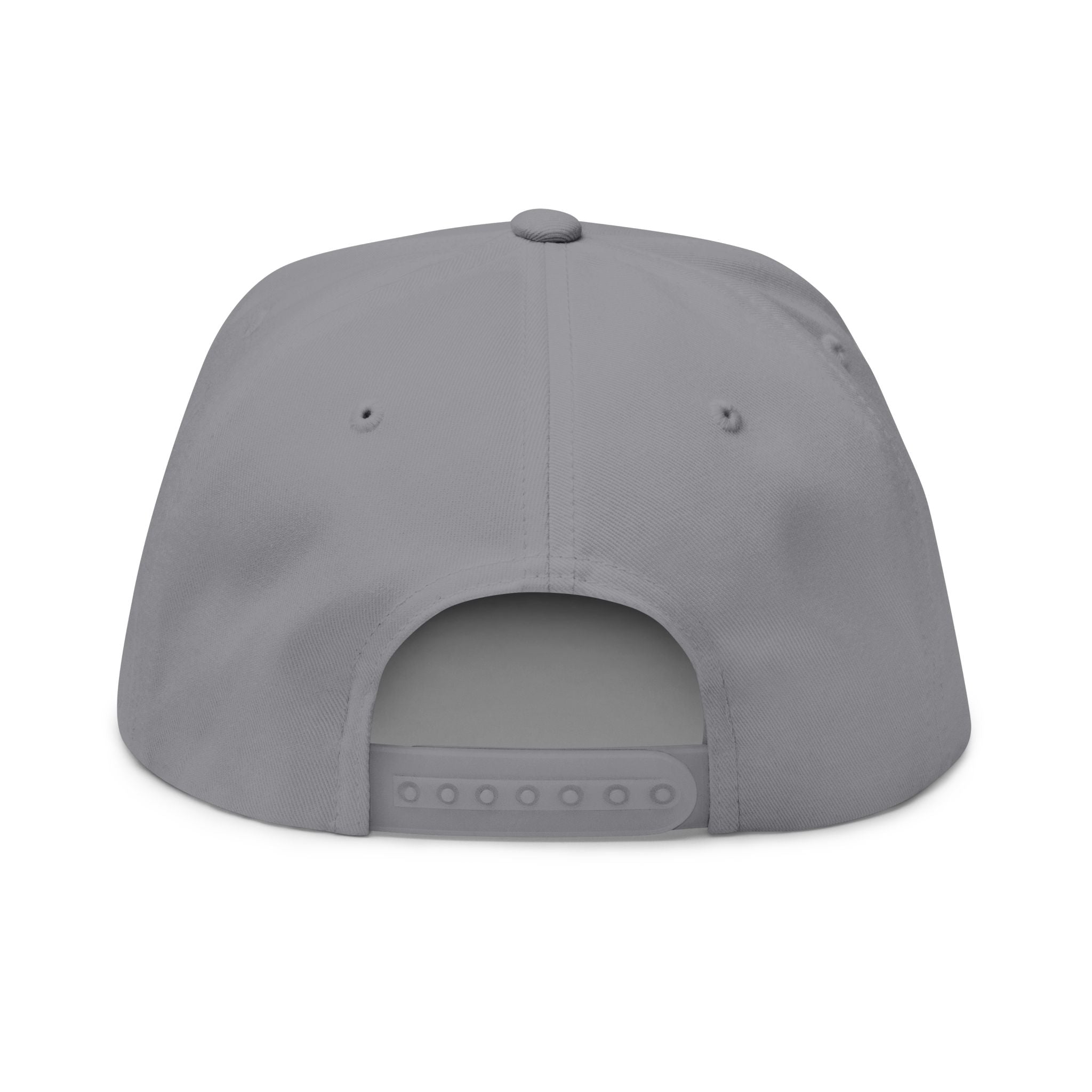Embroidered 'Man of Faith' Flat Bill Cap — Rooted in Christ Snapback