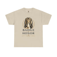 "Badge Of Honor" Lion (Faith • Purpose • Legacy) - T-Shirt