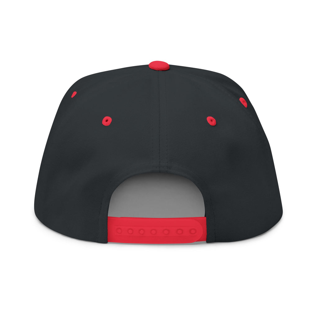 GOAT Embroidered Flat Bill Cap — "God Over All Things" Christian Snapback