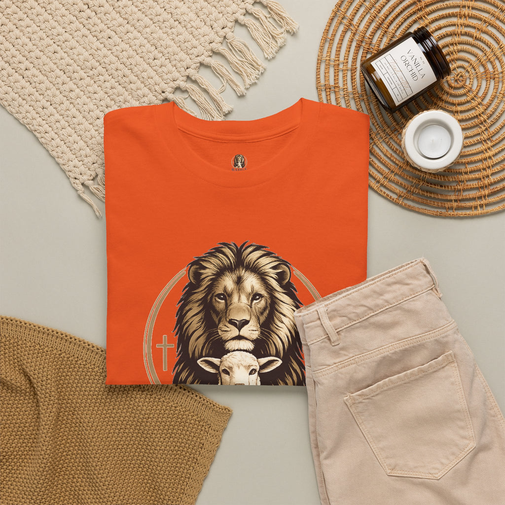 "Badge Of Honor" Lion Graphic Tee (Faith • Purpose • Legacy)