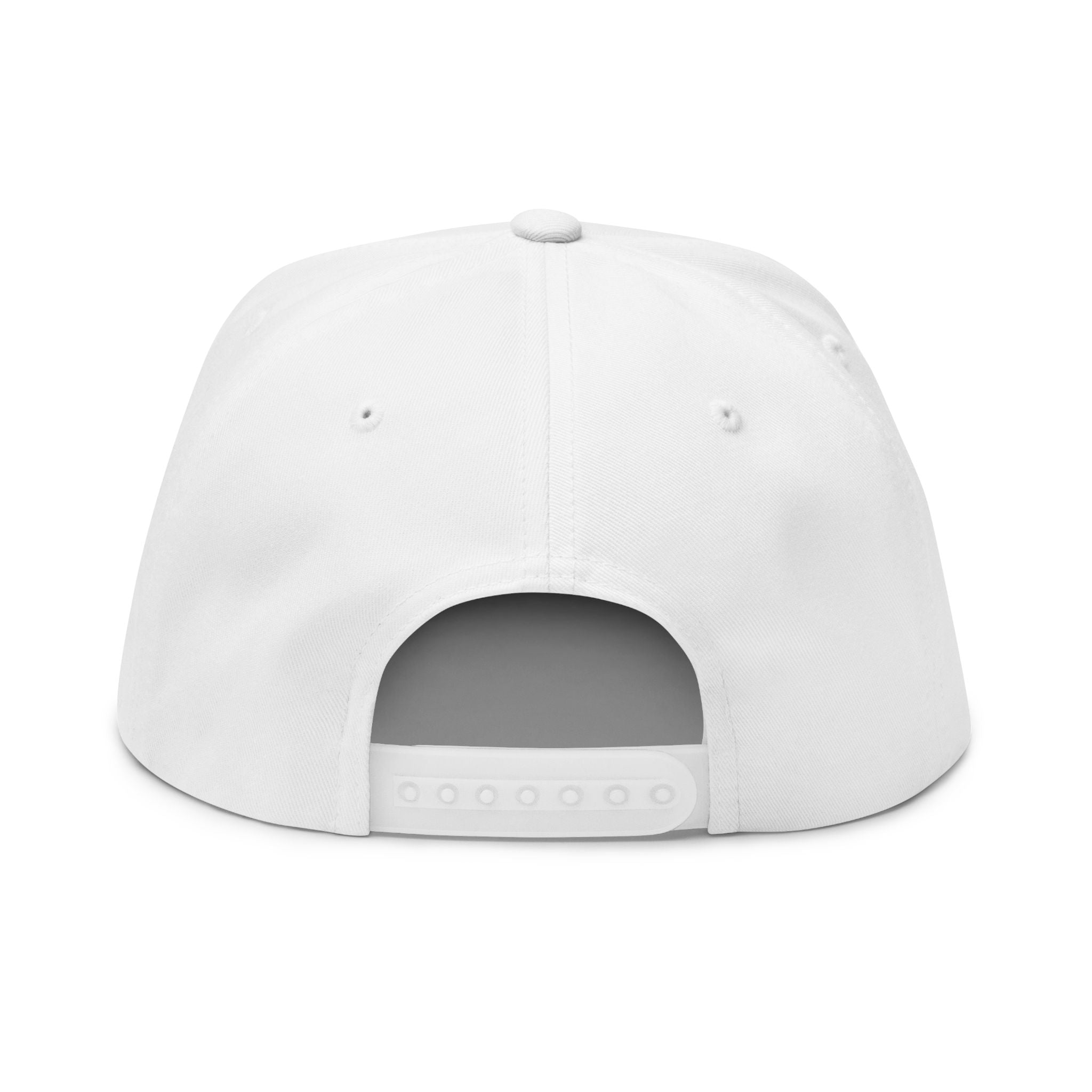 GOAT Embroidered Flat Bill Cap — "God Over All Things" Christian Snapback