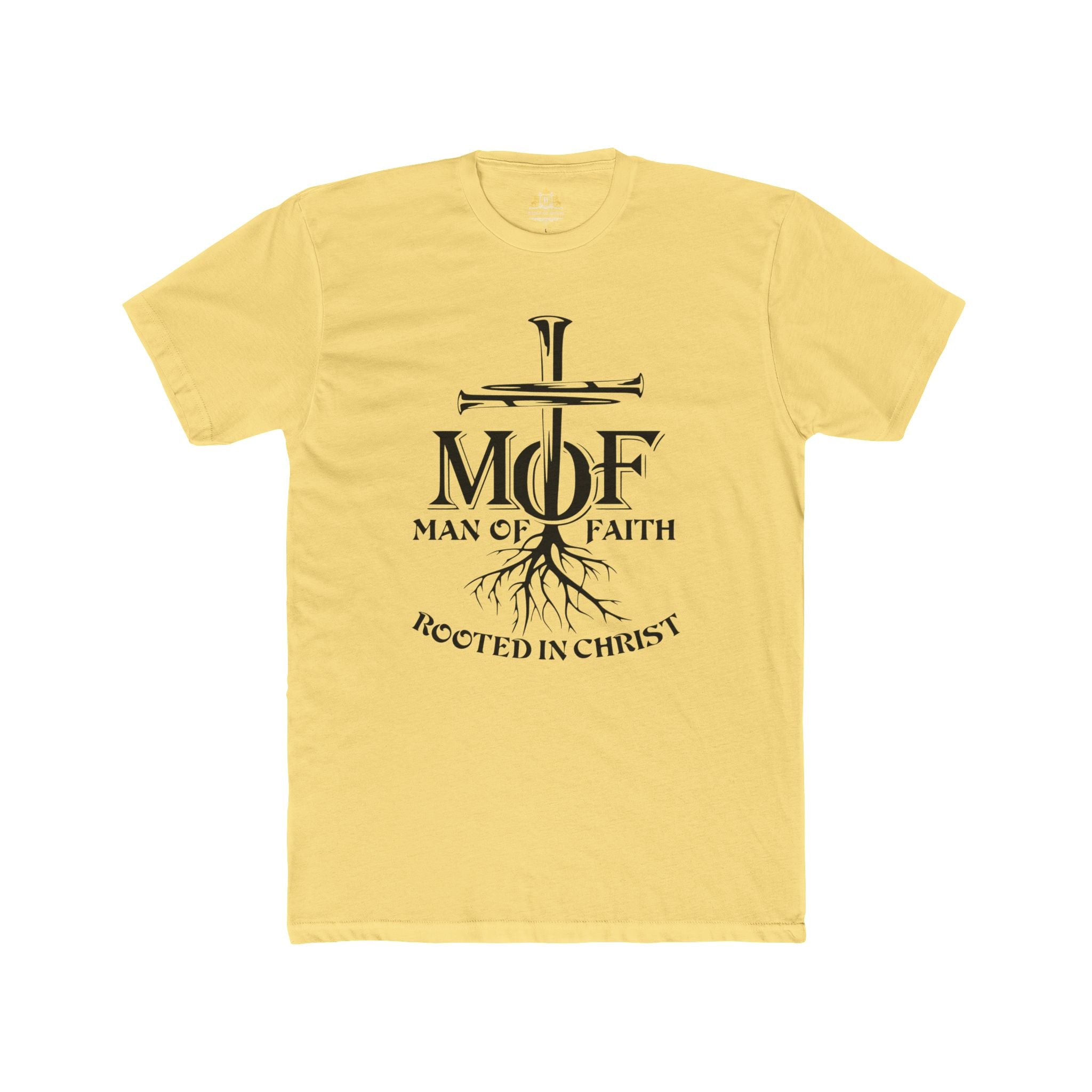 Man of Faith Tee — 'Rooted in Christ' Christian T‑Shirt