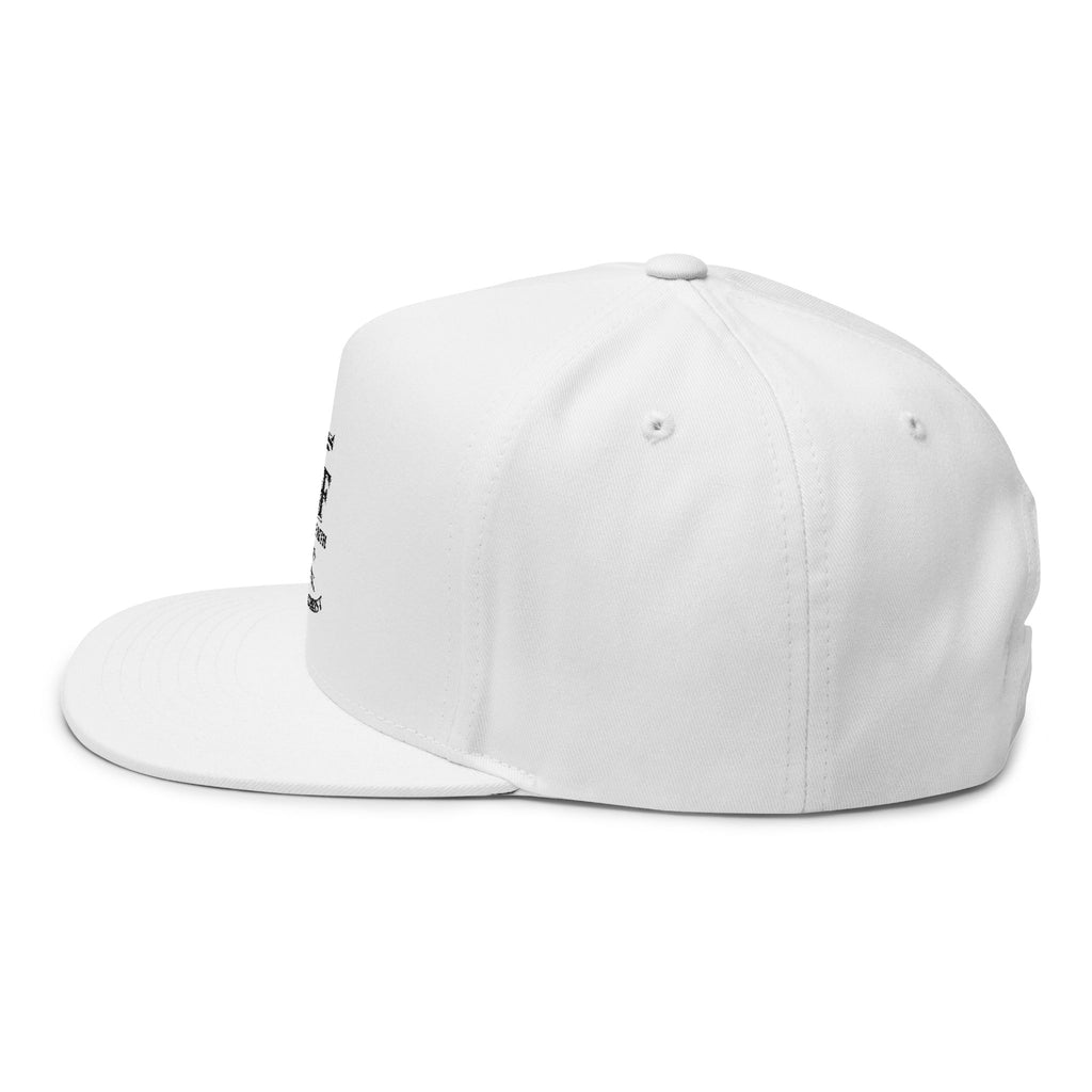 Embroidered 'Man of Faith' Flat Bill Cap — Rooted in Christ Snapback