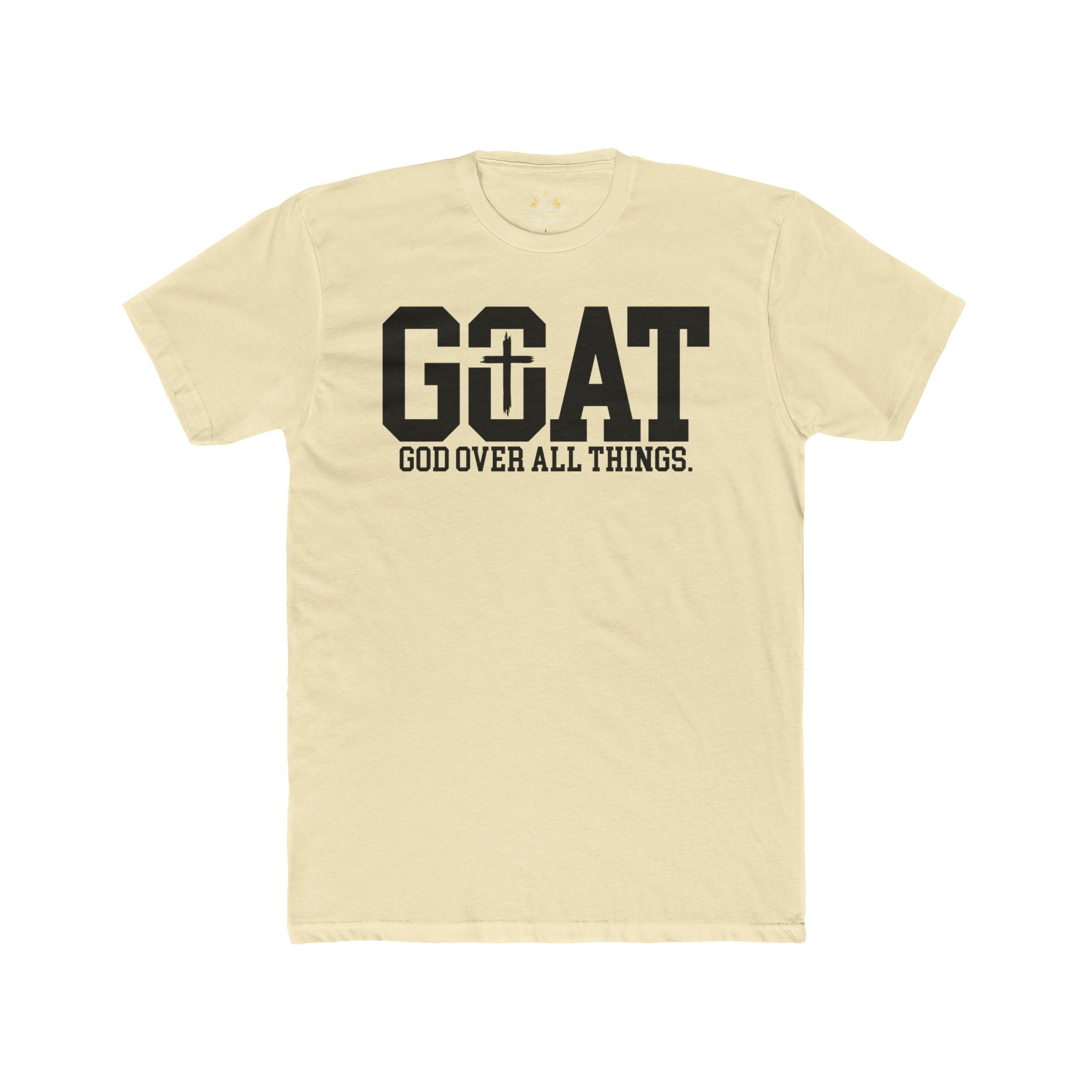 GOAT Tee — "God Over All Things" Christian Faith T-Shirt
