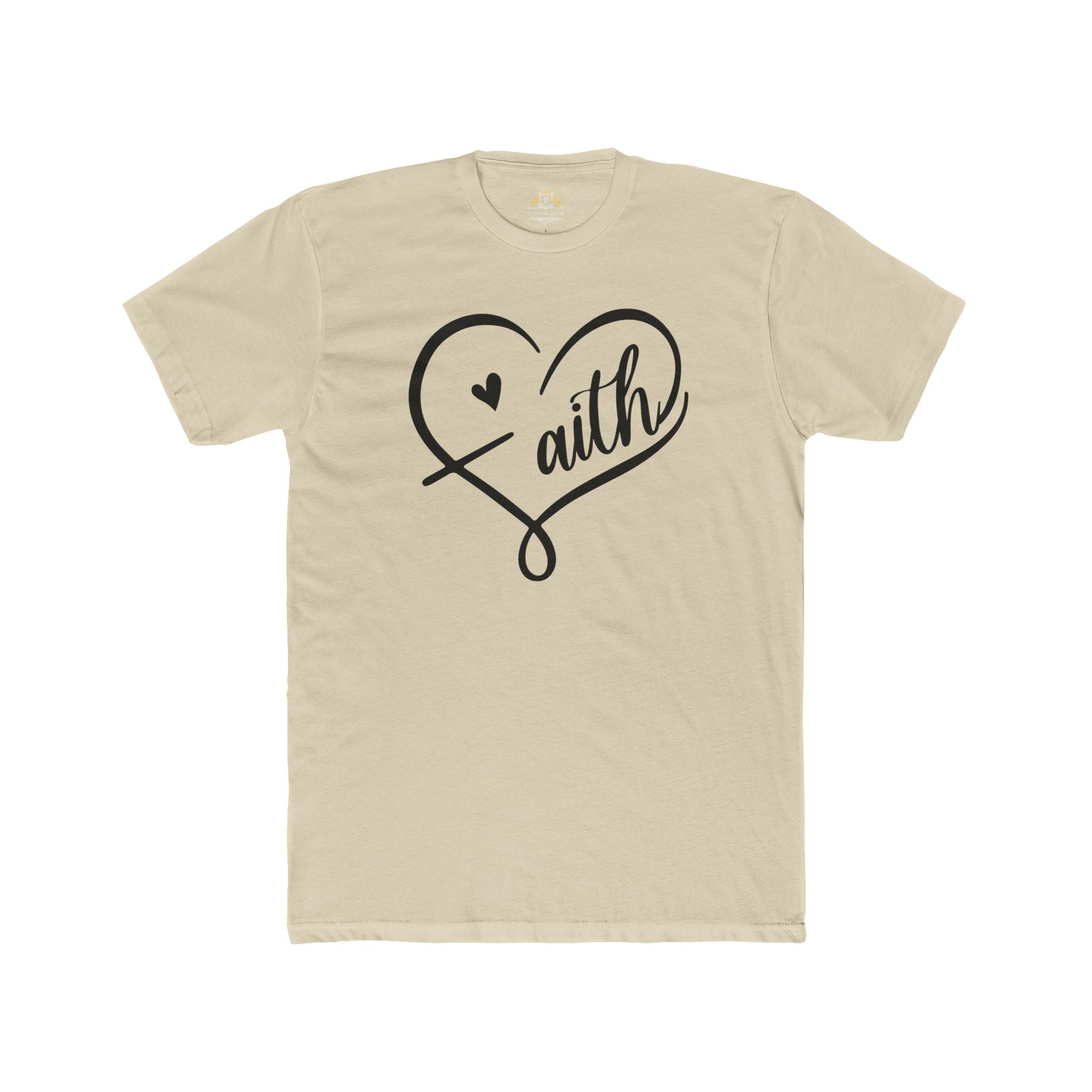 Faith Heart T-Shirt — Script Heart Faith Tee