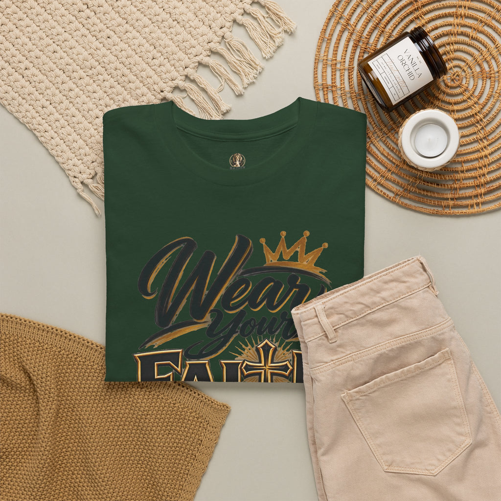 "Wear Your Faith Like A Badge of Honor" V.2 - T-Shirt