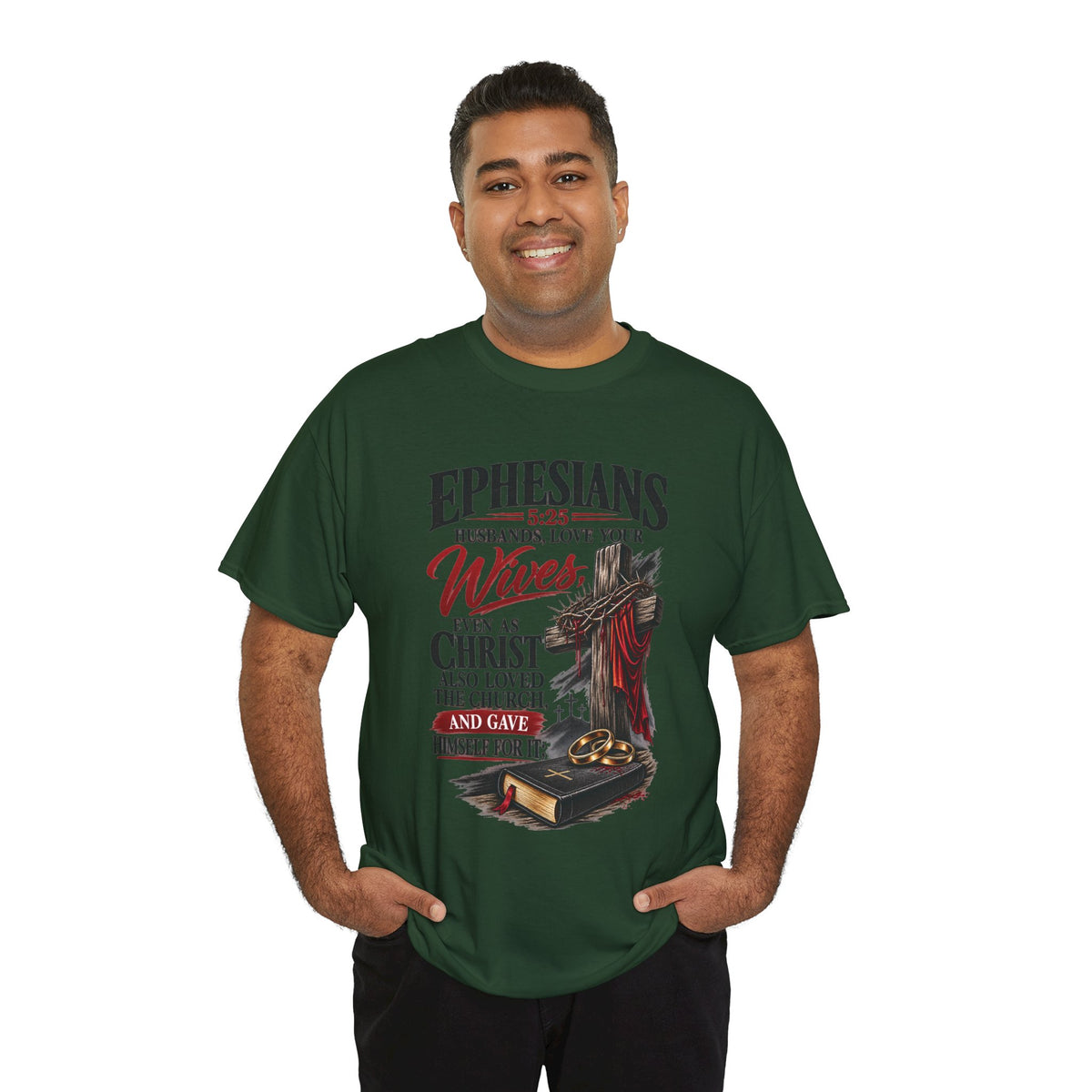 "Husbands, Love Your Wives" - Graphic T-Shirt