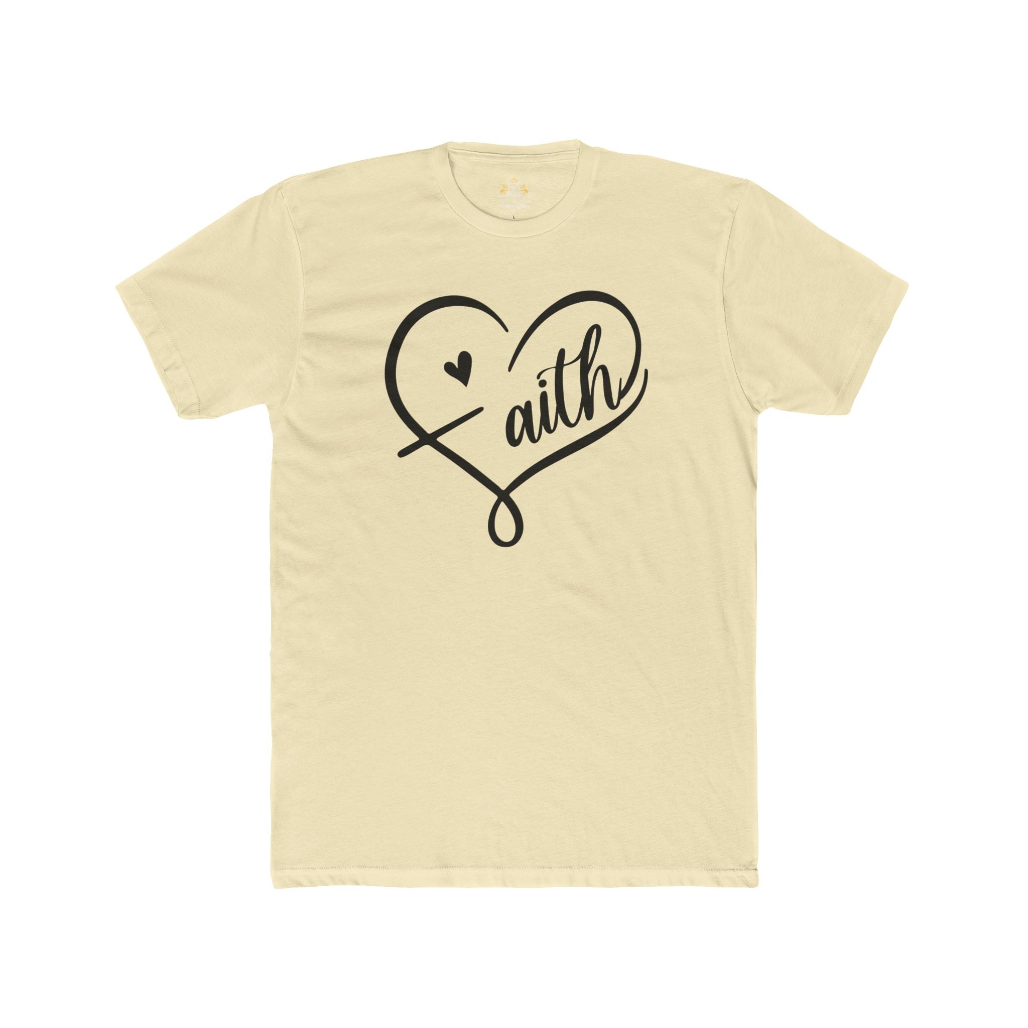 Faith Heart T-Shirt — Script Heart Faith Tee