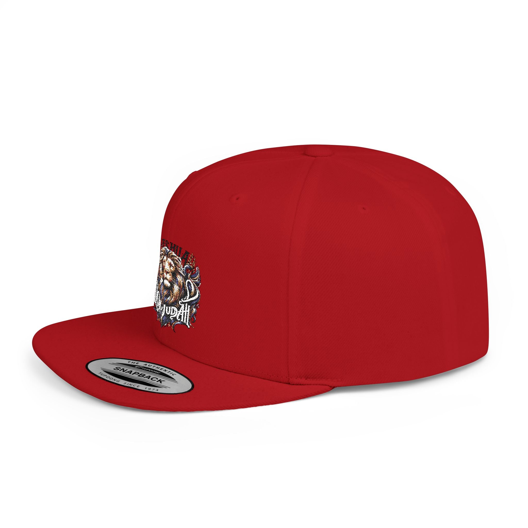 Yeshua Lion Graphic Snapback Hat — 'Loyalty' Flat Bill Cap