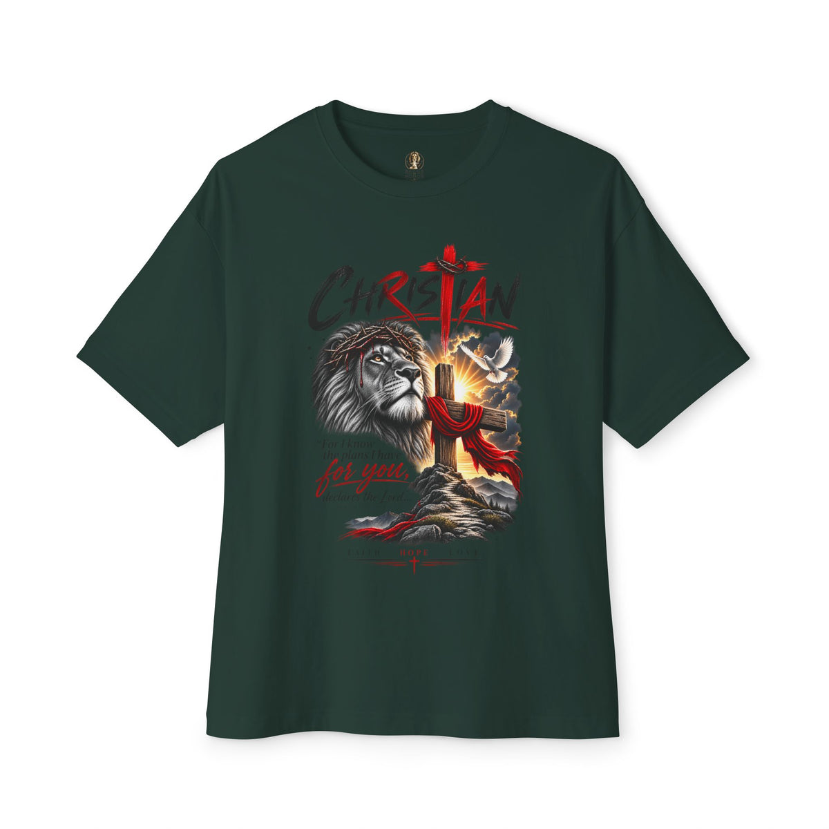 "Faith Cross Graphic Shirt" - Graphic T-Shirt