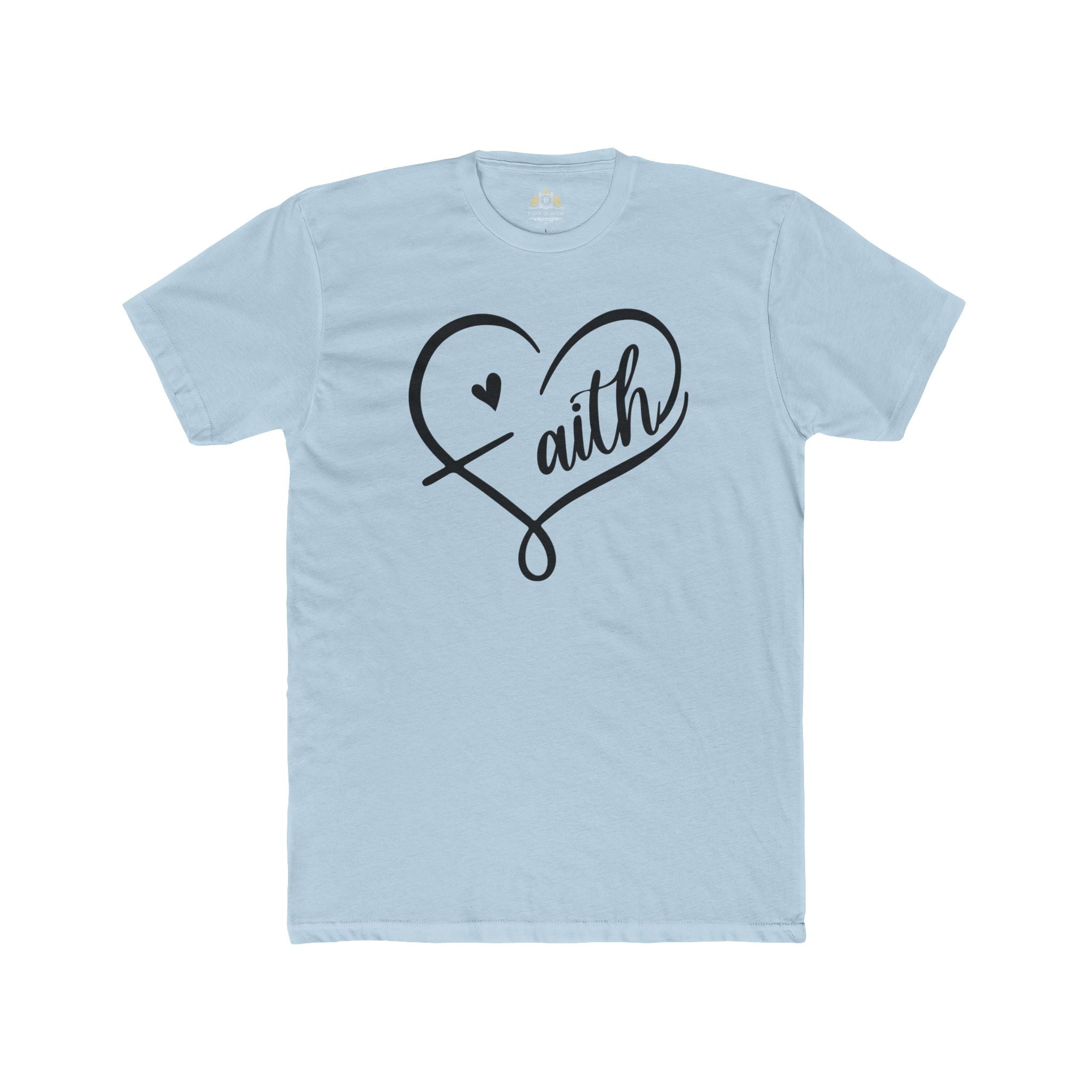 Faith Heart T-Shirt — Script Heart Faith Tee