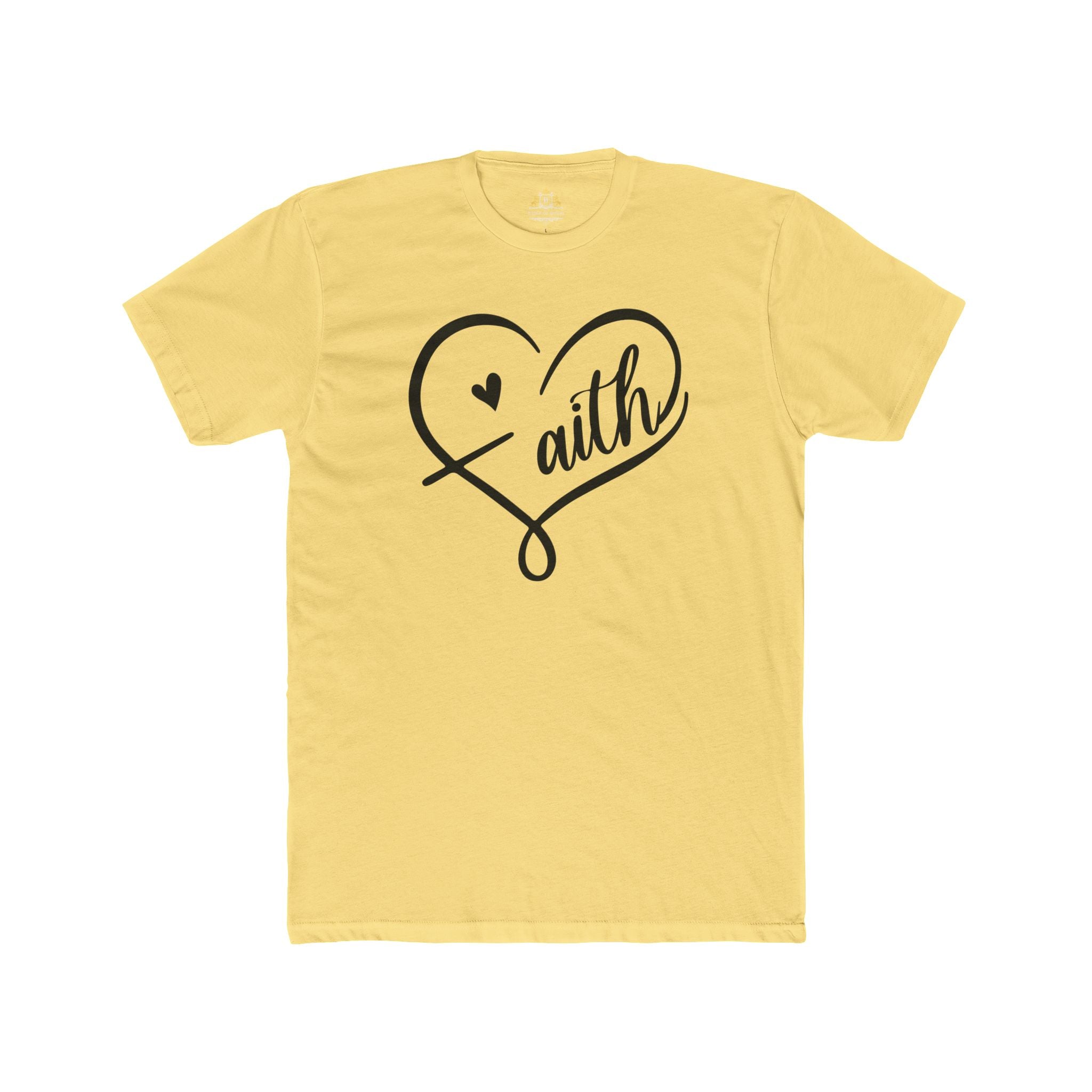 Faith Heart T-Shirt — Script Heart Faith Tee
