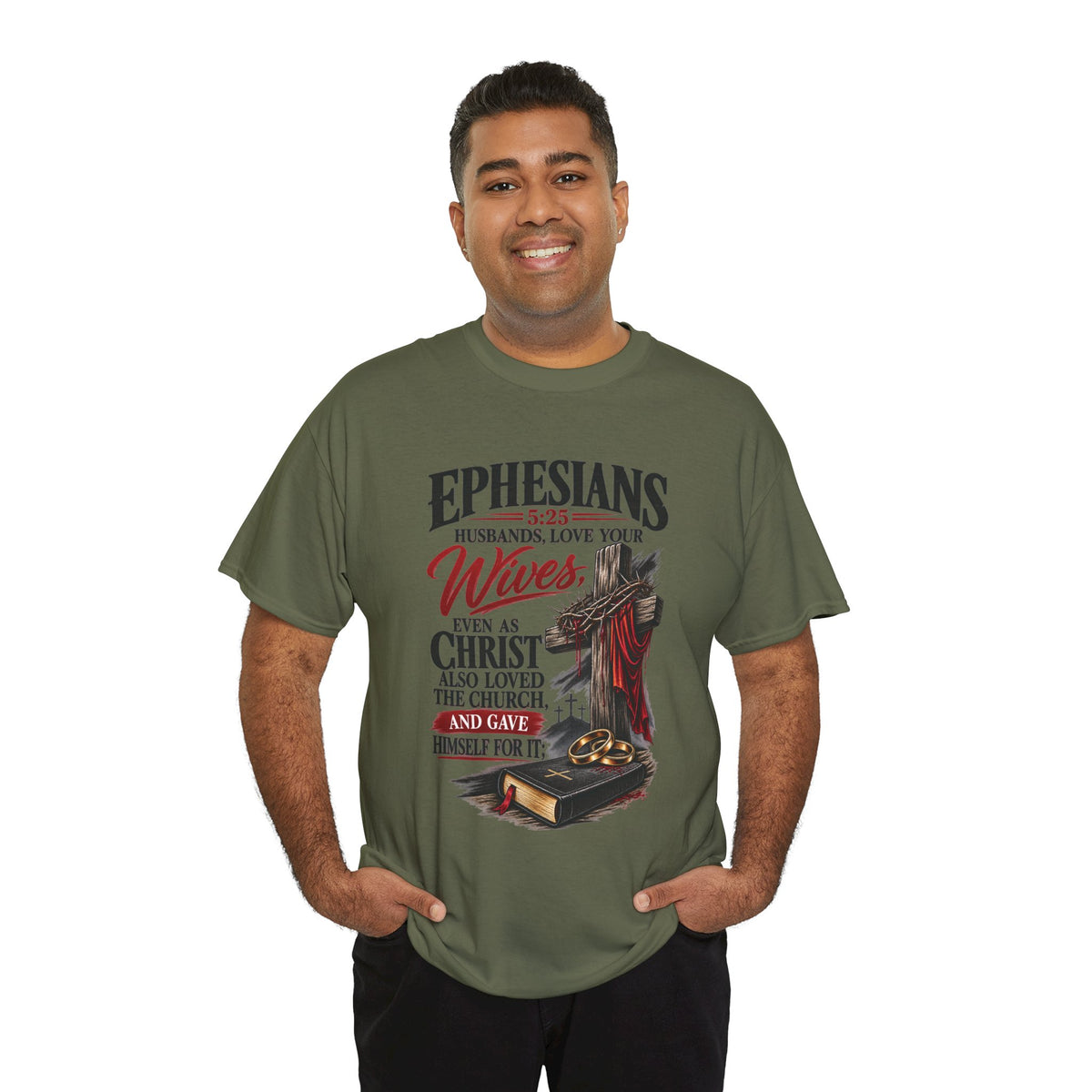 "Husbands, Love Your Wives" - Graphic T-Shirt