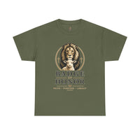 "Badge Of Honor" Lion (Faith • Purpose • Legacy) - T-Shirt