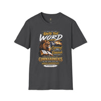 "Ye Shall Not Add Unto the Word" Lion Bible Verse - T-Shirt