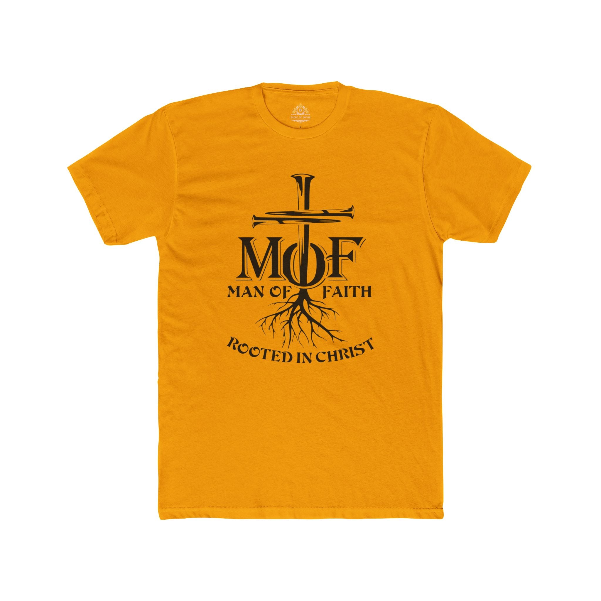Man of Faith Tee — 'Rooted in Christ' Christian T‑Shirt