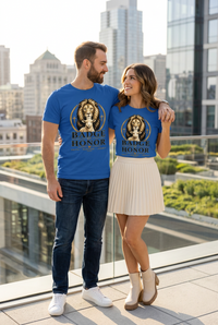 "Badge Of Honor" Lion (Faith - Purpose - Legacy) - Graphic T-Shirt